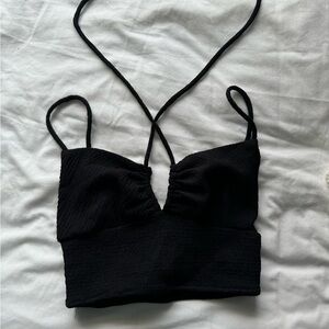 Oak + Front Strappy Tank